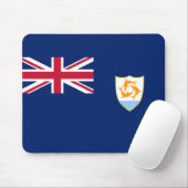 アンギラカリブの国旗 マウスパッド (マウス)