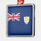 アンギラカリブの国旗 メタルオーナメント (左)