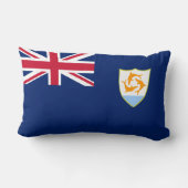 アンギラカリブの国旗 ランバークッション (裏面)