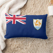 アンギラカリブの国旗 ランバークッション (ブランケット)