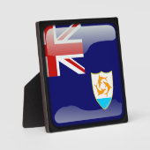 アンギラ国旗 フォトプラーク (正面)