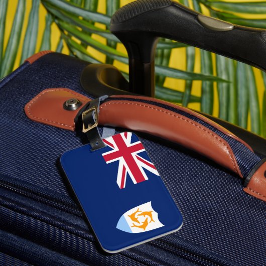 アンギラ国旗 ラゲッジタグ (正面インサイチュ1)