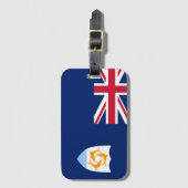 アンギラ国旗 ラゲッジタグ (正面縦)