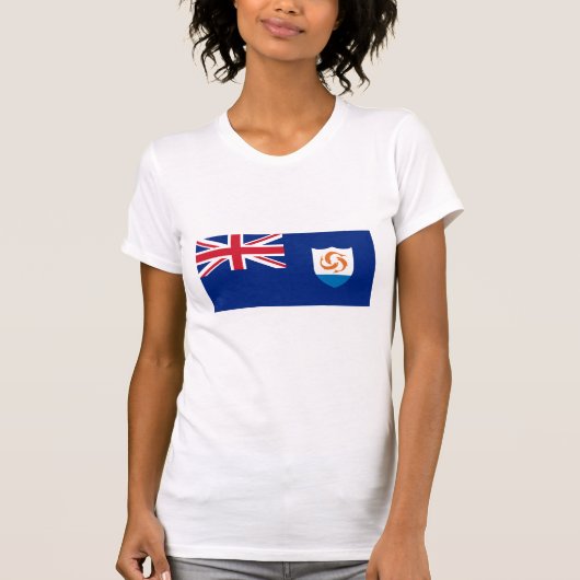 アンギラ国旗 Tシャツ (正面)