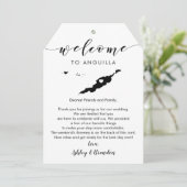 アンギラ結婚のウェルカムラベル、旅程 (スタンド正面)