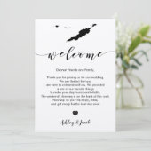 アンギラ結婚のウェルカムレター&旅程カード プログラム (スタンド正面)