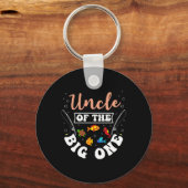 アンクルオブザビッグワン魚釣り誕生日パーティーBday C キーホルダー (正面)