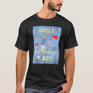 アンクルオブザ誕生日ボーイゴルフテーママッチングファミ Tシャツ