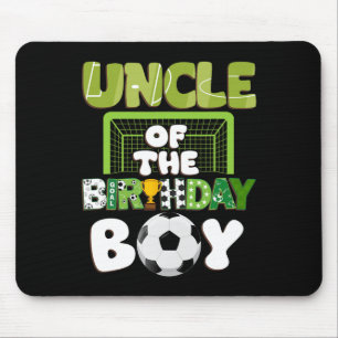 アンクルオブザ誕生日ボーイサッカーファミリーパーティーデコ マウスパッド