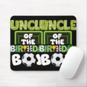 アンクルオブザ誕生日ボーイサッカーファミリーパーティーデコ マウスパッド (マウス)