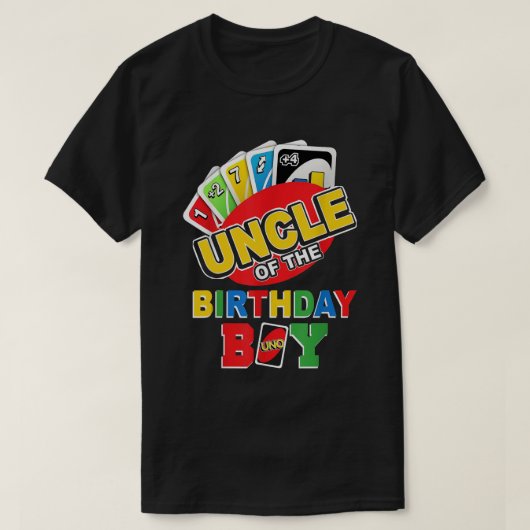 アンクルオブザ誕生日ボーイシャツウノパパパパファテ Tシャツ (デザイン正面)