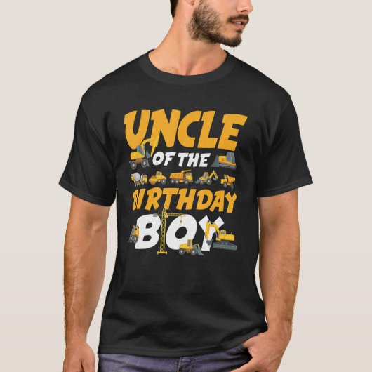 アンクルオブザ誕生日ボーイ建築ワーカーマック Tシャツ (正面)