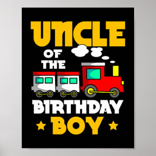 アンクルオブザ誕生日ボーイ鉄道Bday Celeb ポスター