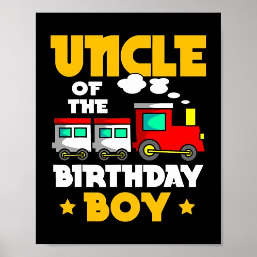 アンクルオブザ誕生日ボーイ鉄道Bday Celeb ポスター (正面)