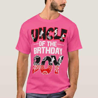 アンクルオブザ誕生日ボーイBmxバイクマッチングファミリー Tシャツ