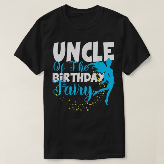 アンクルオブザ誕生日妖精ファンタジー誕生日分隊 Tシャツ (デザイン正面)