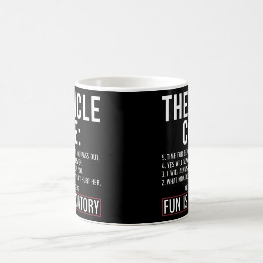 アンクルコードおもしろいインズ必須家族兄弟 コーヒーマグカップ (中央)