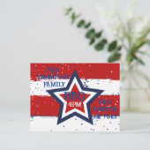 アンクルサムからのポストカード7月4日 シーズンポストカード (スタンド正面)