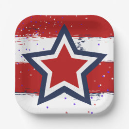 アンクルサムとピクニック ペーパープレート