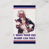 アンクルサムには$$名刺が必要 名刺 (裏面)