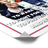 アンクルサムのポスタープリント ポスター (角)