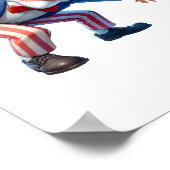 アンクルサムの服を着た3人の高齢者 ポスター (角)