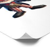 アンクルサムの服を着た3人の高齢者 ポスター (角)