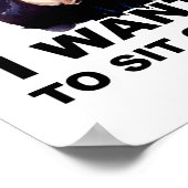 アンクルサムは座ってほしい顔 ポスター (角)