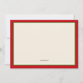 アンクルサムクリスマスパーティの招待状 招待状 (裏面)