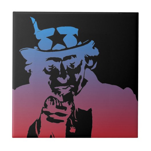 アンクルサムセラミックタイル タイル (正面)