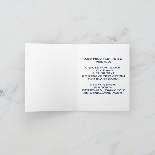 アンクルサムデイ カード (内部)