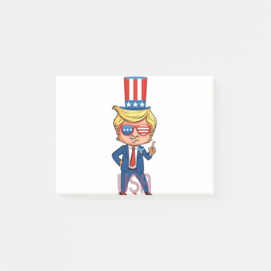 アンクルサムトランプ ポストイット (正面)