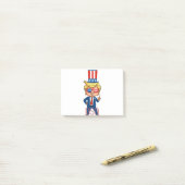 アンクルサムトランプ ポストイット (デスク上)
