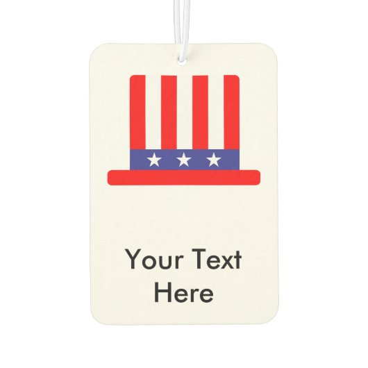 アンクルサムハット カーエアーフレッシュナー (裏面)