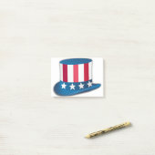 アンクルサムハット ポストイット (デスク上)