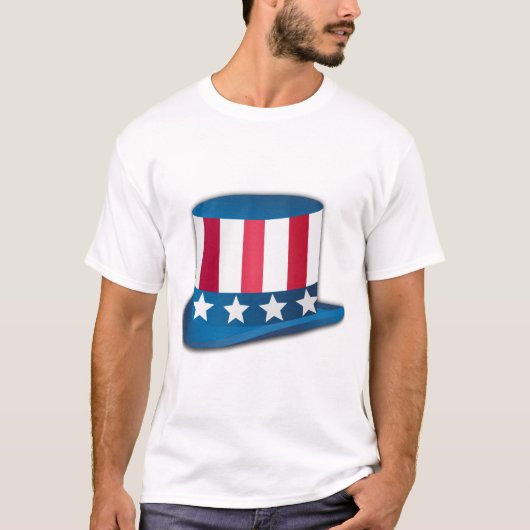 アンクルサムハット Tシャツ (正面)