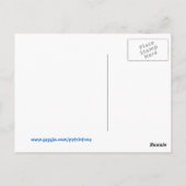 アンクルサムハッピーバースデーアメリカTシャツ ポストカード (裏面)