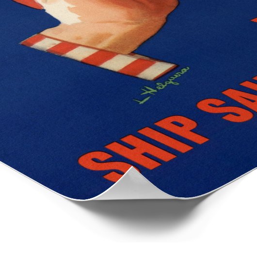 アンクルサムヴィンテージ戦争ポスター ポスター (角)