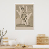 アンクルサム右手米海兵隊 ポスター (キッチン)