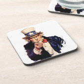 アンクルサム指差し コースター (左側)