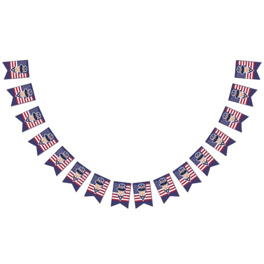 アンクルサム漫画 バンティングフラッグ (全)