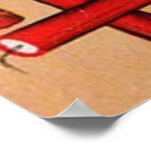 アンクルサム花火の子ヴィンテージ7月4日 ポスター (角)