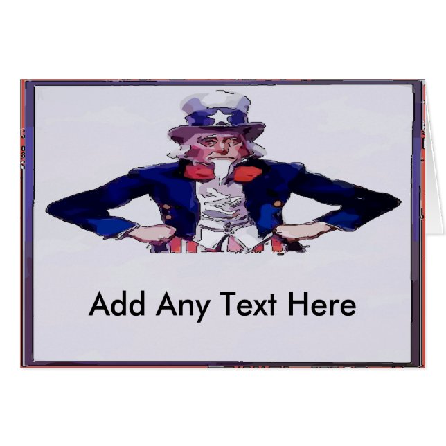 アンクルサム追加文字カード (正面横)