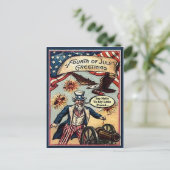 アンクルサム4番目のポストカード ポストカード (スタンド正面)