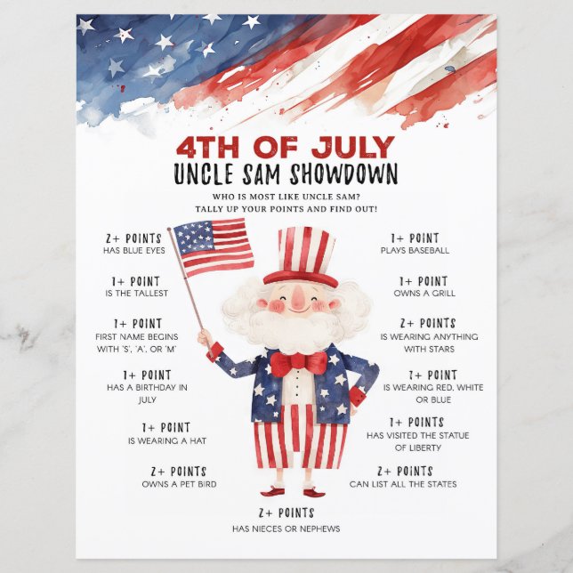 アンクルサム4th of 7月パーティーゲーム (正面)