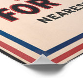 アンクルサム・ヴィンテージのポスター – 私は望む – 米国陸軍 ポスター (角)