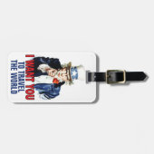 アンクルサム – 私はあなたが旅行して欲しい ラゲッジタグ (正面横)