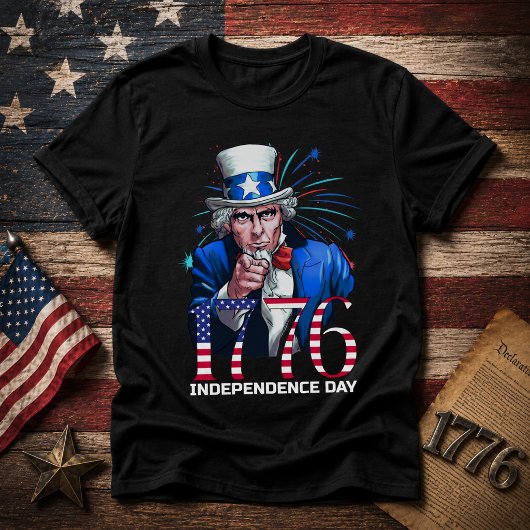 アンクルサム 1776 独立記念日 Tシャツ