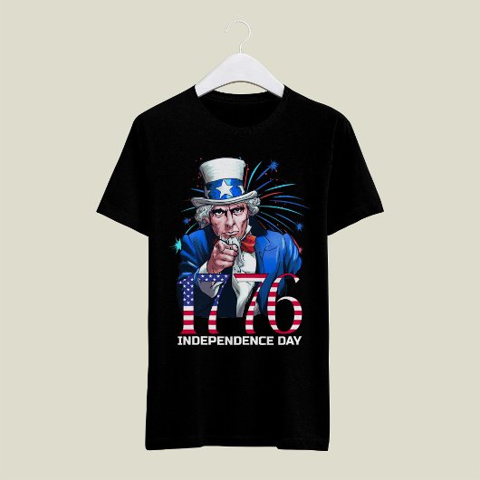 アンクルサム 1776 独立記念日 Tシャツ