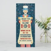 アンクルサムBBQ招待状 招待状 (スタンド正面)